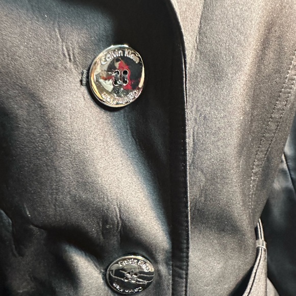 Calvin Klein Trench Coat Women's
Xs Black Long Raincoat Belted - Picture 12 of 17